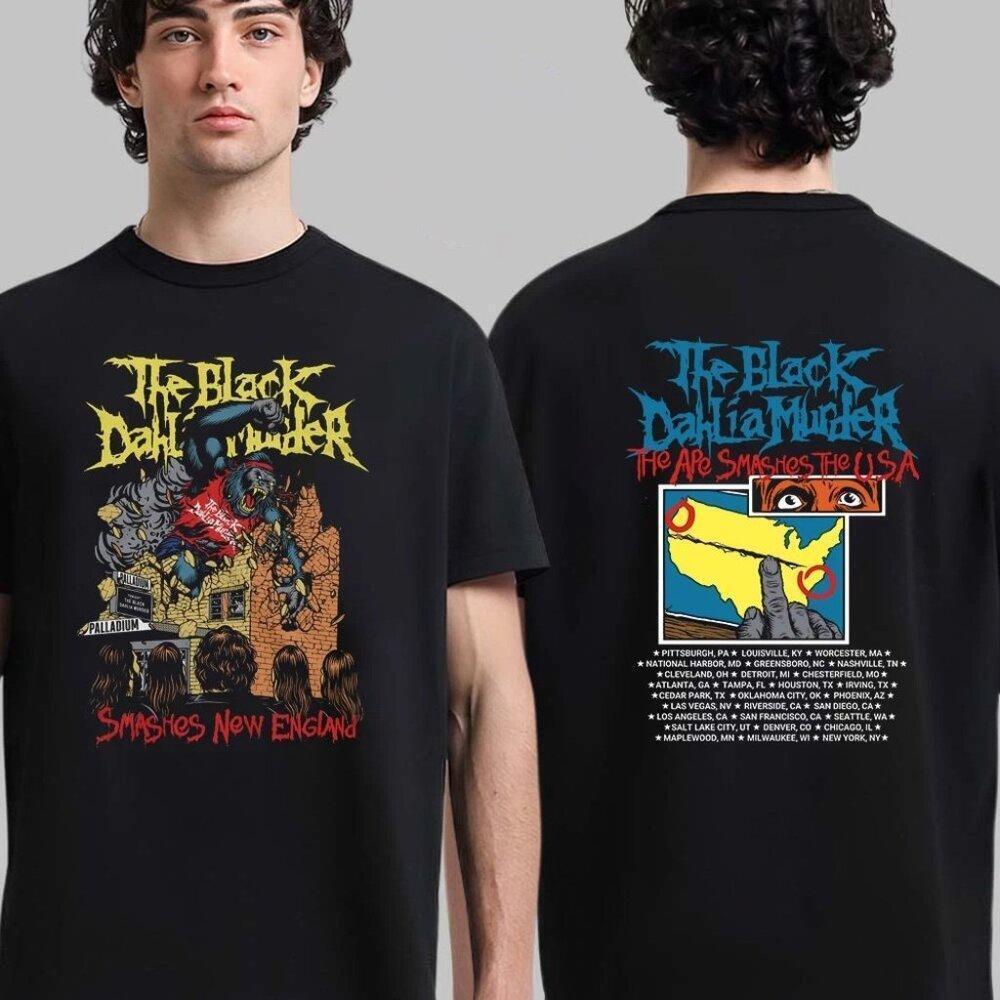 The Black Dahlia Murder The Ape Smashes The Usa Cities Tour Schedule 2 Sided